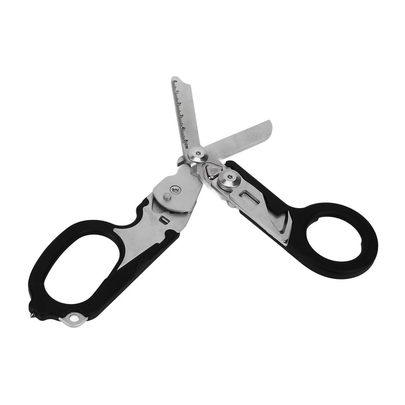 Emergency Response Shears Foldable Multifunctional Scissors Portable Stainless Steel Scissors