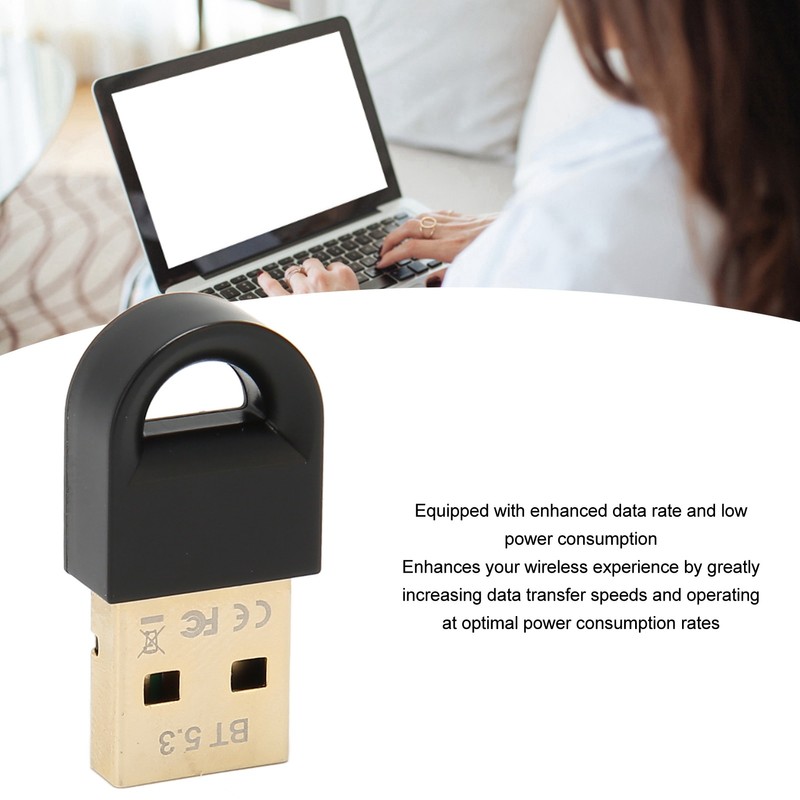 USB Bluetooth Adapter 2.4G Bluetooth 5.3 Dongle Receiver Wireless Transfer