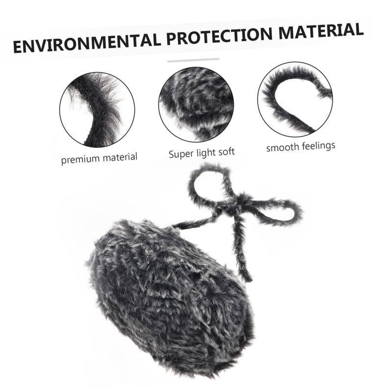 jojofuny Faux Fur Chunky Yarn for Crocheting and Knitting Durable