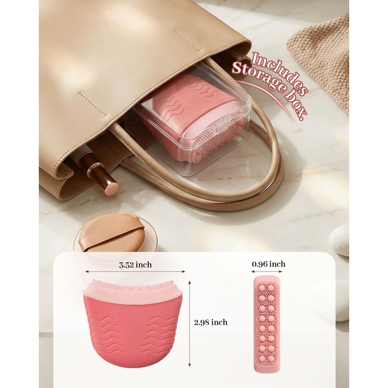 Lymphatic Contour Face Brush, Silicone Face Brush for Lymphatic Drainage