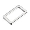 sourcing map Metal Rectangle Ring Buckles 25.7x12.5mm for Bags Belts