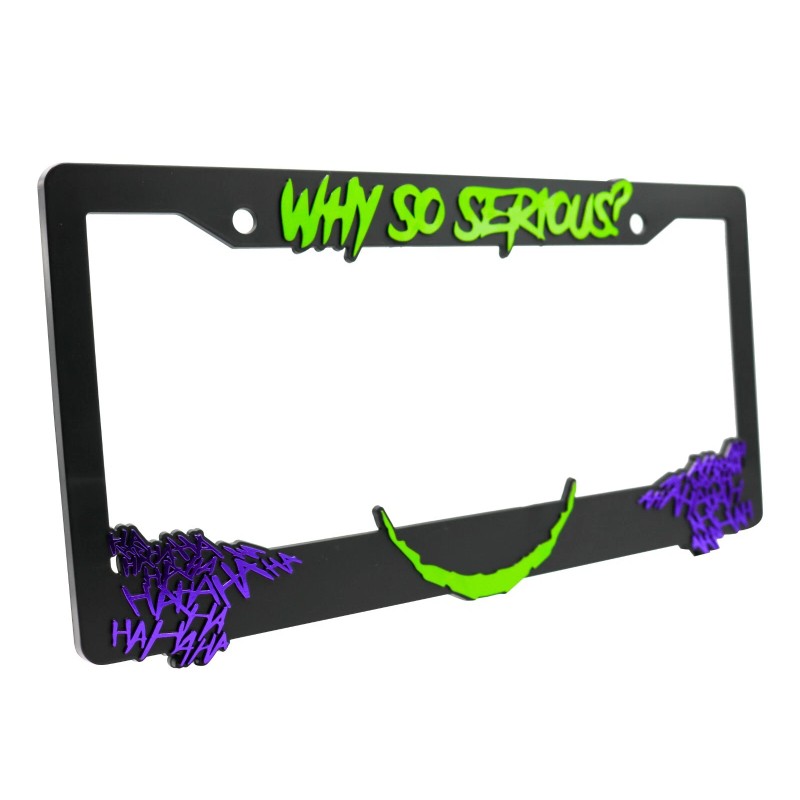 LP Frameworks The Joker "Why So Serious" 3D Raised License