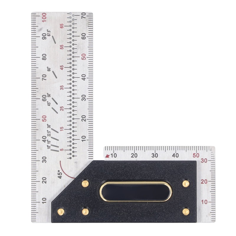 L Measurements Ruler Stainless Steel High Accuracy Carpenter Square Framing
