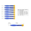 8-Piece Ceramic Screwdriver, Ceramic Slotted Screwdriver Set with Ceramic Bits