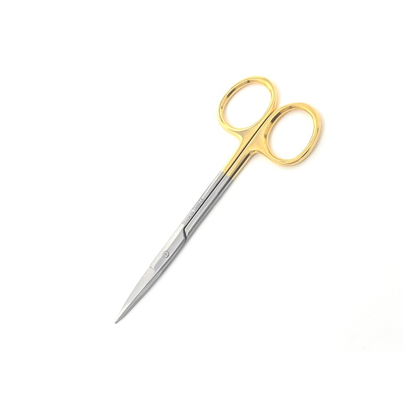 Stainless Steel Iris Dissecting Scissors 4.5", Straight, Fine Point Made