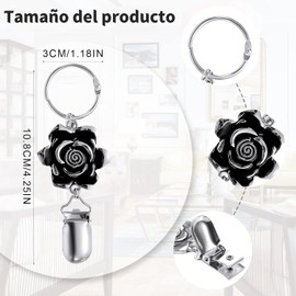 THJOPOKEEL 6 Piezas Clip Sombrero Viaje, de Metal para Bolsa, Cardigan para Hombres Mujeres Equipaje Al Aire Libre Viajes Accesorios