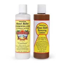 Maui Babe Before and After Sun Pack (Browning Lotion 8 oz, After Browning Lotion 8 oz) by Maui Babe