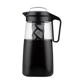 Vertical Rising Cold Brew Coffee Maker and Pitcher | Premium Iced Coffee Maker | Tea Infuser | Loose Leaf Tea Infuser | Water and Fruit Infuser | 64 fl oz.