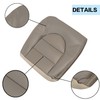 FZJDSD Tan Driver Side Bottom Replacement Microfiber Leather Seat Cover