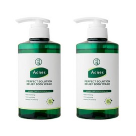 Acnes Relief Body Wash Cleanser Perfect Solution (2 packs) / 아크네스 릴리프 바디 워시 클렌저 퍼펙트 솔루션 2개