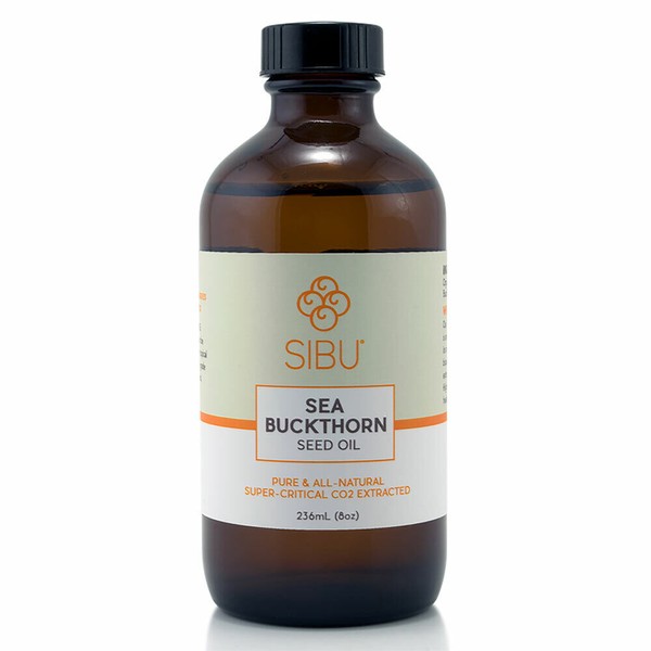 SIBU Premium Omega 7 Sea Buckthorn Seed Oil, 8 oz