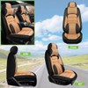 SOUIPA Luxury Seat Covers for Honda Pilot 2023-2025,2PCS Leather Car