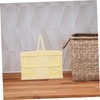 BIUDECO Stackable Storage Box Wicker Storage Bins Small Items Holder
