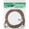 InLine Patch cord, InLine, S-STP/PiMF, Cat. 6, brown, 0.5m