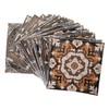 24Pcs Tile Sticker 15 X 15cm Waterproof Oil Resistant Retro
