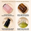 3Pcs 0.5oz/15ml Glass Lotion Pump Bottles Travel Size
