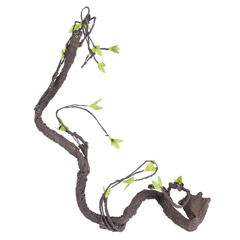 Artificial Reptiles Vine Climber Jungle Forest Bend Branch Terrarium Cage