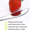 Dolores 8pcs Juego Cubiertos Set Estuche Acero Inox Cuchara Portátil