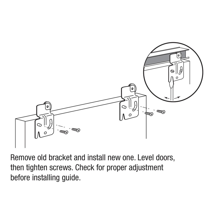 Prime-Line N 6500 Front Closet Door Roller with 1/4 In.