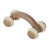 EVIDECO French Home Goods Wellness Wooden Body Massager Wheel 4