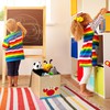 Relaxdays Storage Box, Turtle, Fabric Box for Children, Foldable, HBD:
