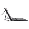 Universal Wired Type-C Slim BLACK Lightweight Stand Cover Keyboard Case
