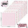 FYSUIMU 24 Sheets Pink Bow Floral Pattern Paper Chinoiserie Scrapbook