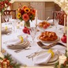 Gandeer 24 Pcs Rosh Hashanah Cloth Napkin, Wooden Apple Napkin