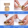 Otoolling 4 Pcs Boat Drain Plugs 1/2" NPT Solid Brass