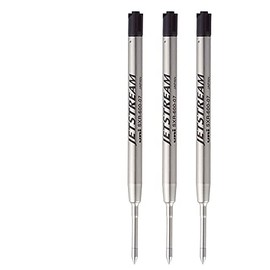 Mitsubishi Pencil Jet Stream Refill, SXR-600-07-24, 0.7mm, Black, 3 Pack of 1 Ultra Low Friction Jet Stream Ink MITSUBISHI PENCIL