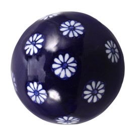 CIYODO Artistic Masterpiece Hand-Painted Ceramic Floating Ball Unique Ornament for Office Fish Tank Decor Pond Decoration