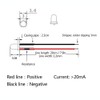 10pcs 5mm Pre Wired LED Diodes Light 12V LED Light
