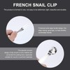 Cabilock 4Pcs/ 2Set Snail Tong and Fork Stainless Steel Snail