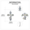 Cross Earrings 925 Sterling Silver Cross Dangle Drop Earring Gifts