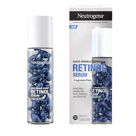 Neutrogena - Cápsulas de suero facial de retinol para reparación rápida de arrugas, suero facial diario sin fragancia, con retinol que combate las lín