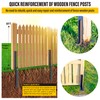 Epcee Heavy Duty Steel Fence Post Repair Stakes, Fence Post