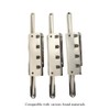 HAHIYO 8 Inch Silver Metal Clipboard Clips - High-Grip Lever