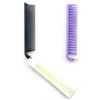 A191 Small Travel/Pocket Folding Plastic Dual Colour Hair Brush/Comb -