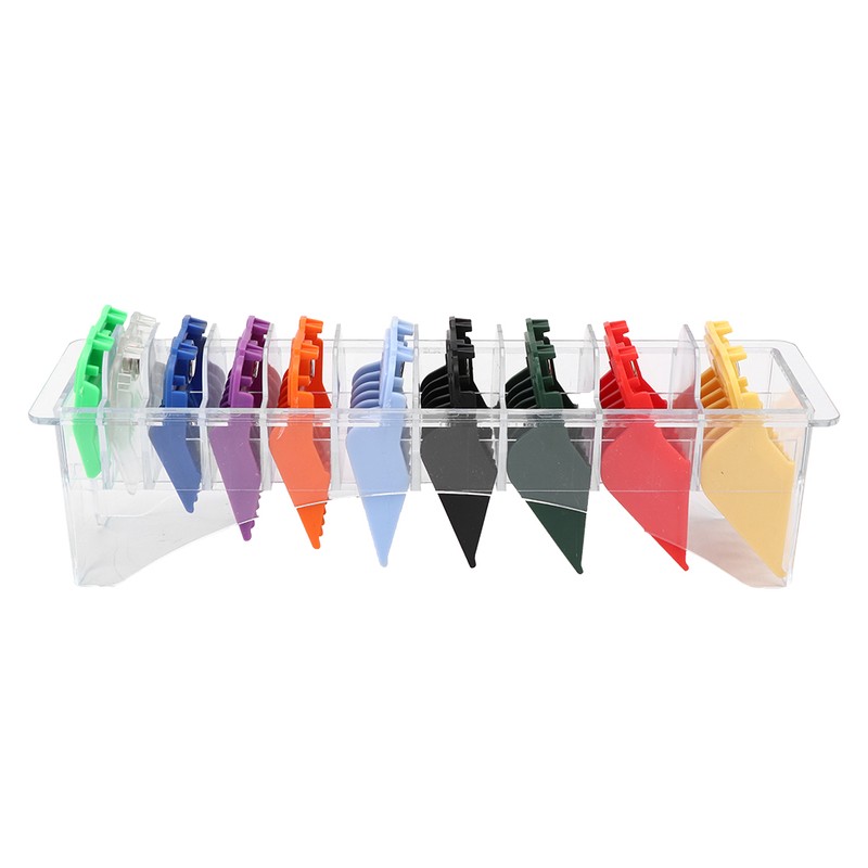 10pcs Limit Combs Hair Cutting Clipper Magnetic Guide Tools Barber
