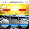 Rifoda Dash Board Cover Fit for 2007-2013 Toyota Corolla Dashboard
