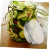 Ciieeo 3pcs Glass Fermentation Weights for Jars Thick Pickling Jar