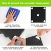 ERAESYAT 500Pcs Acoustic Foam Panels Tape, Removable Mounting Tape for