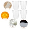BESTonZON Drinking Cups, Disposable Plastic Cups, Plastic Cups, Placups, 50ml,