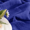 Santaben Royal Blue Cheese Cloth Table 120 Inch Soft Rustic