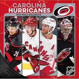 TURNER SPORTS Carolina Hurricanes 2025 12x12 Team Wall Calendar (25998011935)