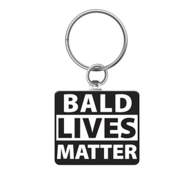 SC Products Bald Lives Matter Funny Keyrings for Men | Stainless Steel Father's Day Keyring | Fathers Day Presents Dad Gifts | Funny Gifts for Men Joke Presents for Dad | Grandad Stocking Fillers