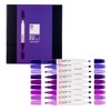 Talens Pantone Marker Set of 9 Purple Dual Tip Pen