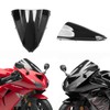 WYNMOTO Double Bubble ABS Plastic Windshield Windscreen Black Compatible for