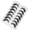 Poolunch False Eyelashes Cat Eye Lashes 8D Volume Wispy Natural