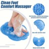 2 PCS Larger Shower Foot Scrubber and Massager Mat with